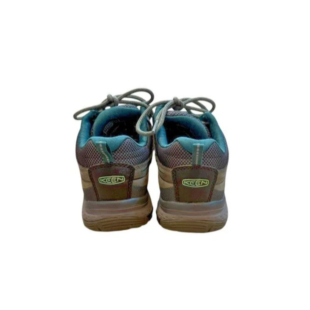 Keen Womens Terradora Hiking Shoes Gray Waterproof Leather Size 6- Trail -*READ*